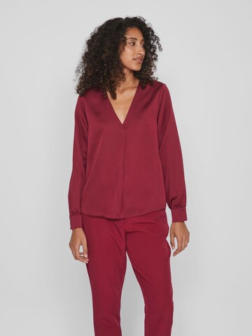 VILA Blouse in Rood: voorkant