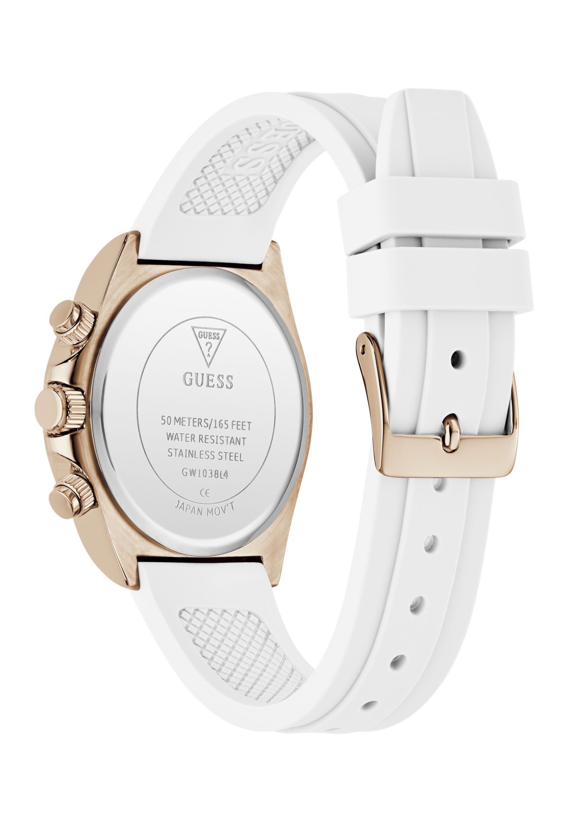 GUESS Analogt ur 'Victoria' i guld