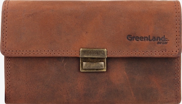 Greenland Nature Wallet 'Montenegro' in Brown: front