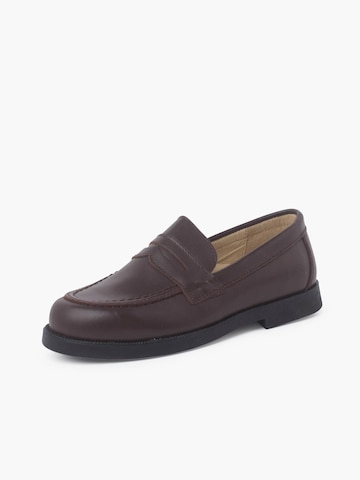 Pisamonas Lage schoen in Bruin: voorkant