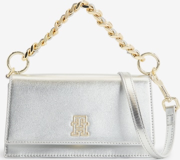 TOMMY HILFIGER Crossbody Bag 'Evening' in Silver: front