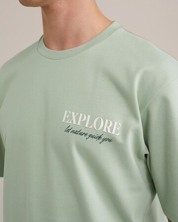 WE Fashion Тениска в зелено