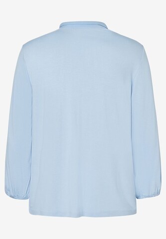 MORE & MORE Bluse in Blau