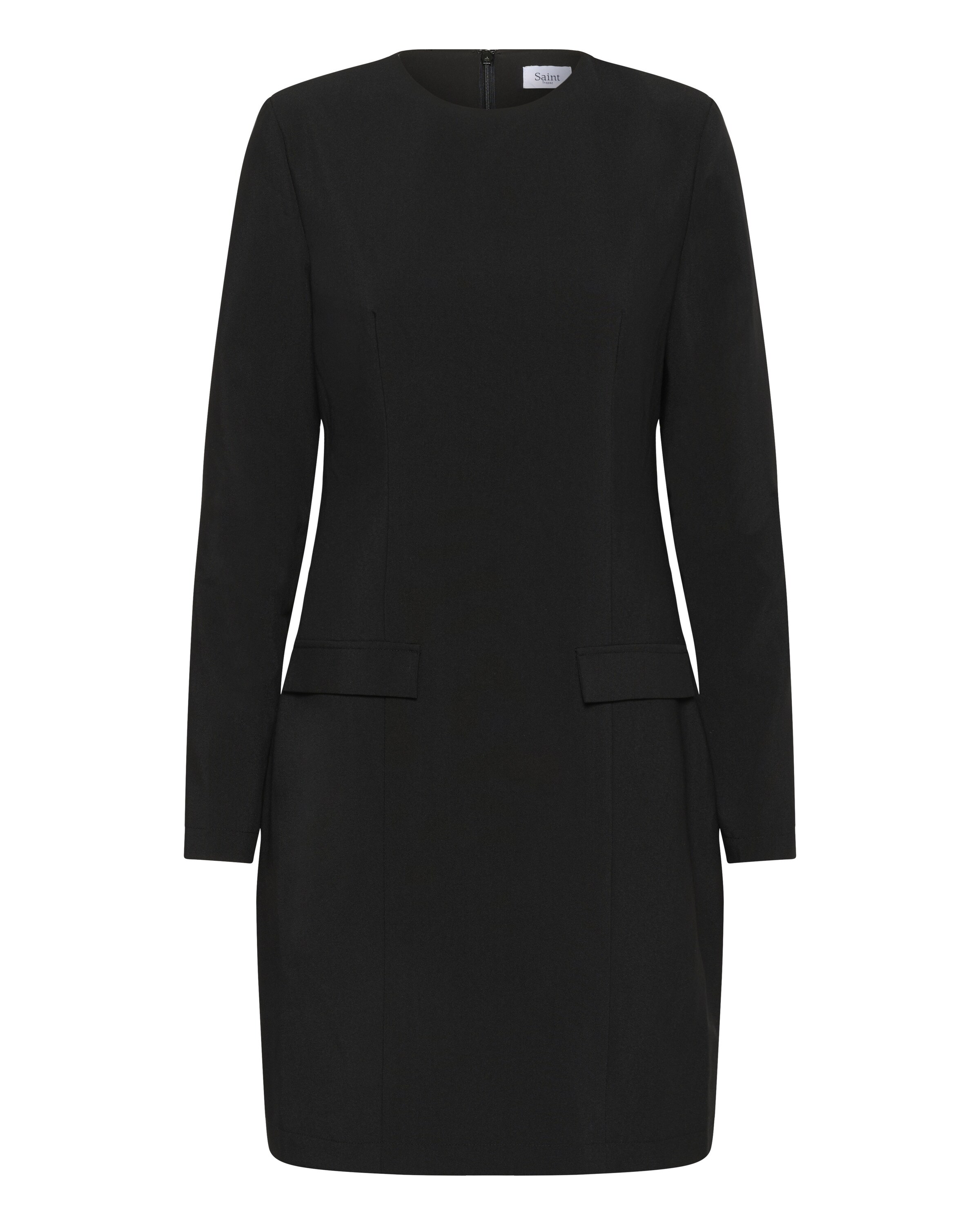 SAINT TROPEZ Kleid in Schwarz: Vorderseite