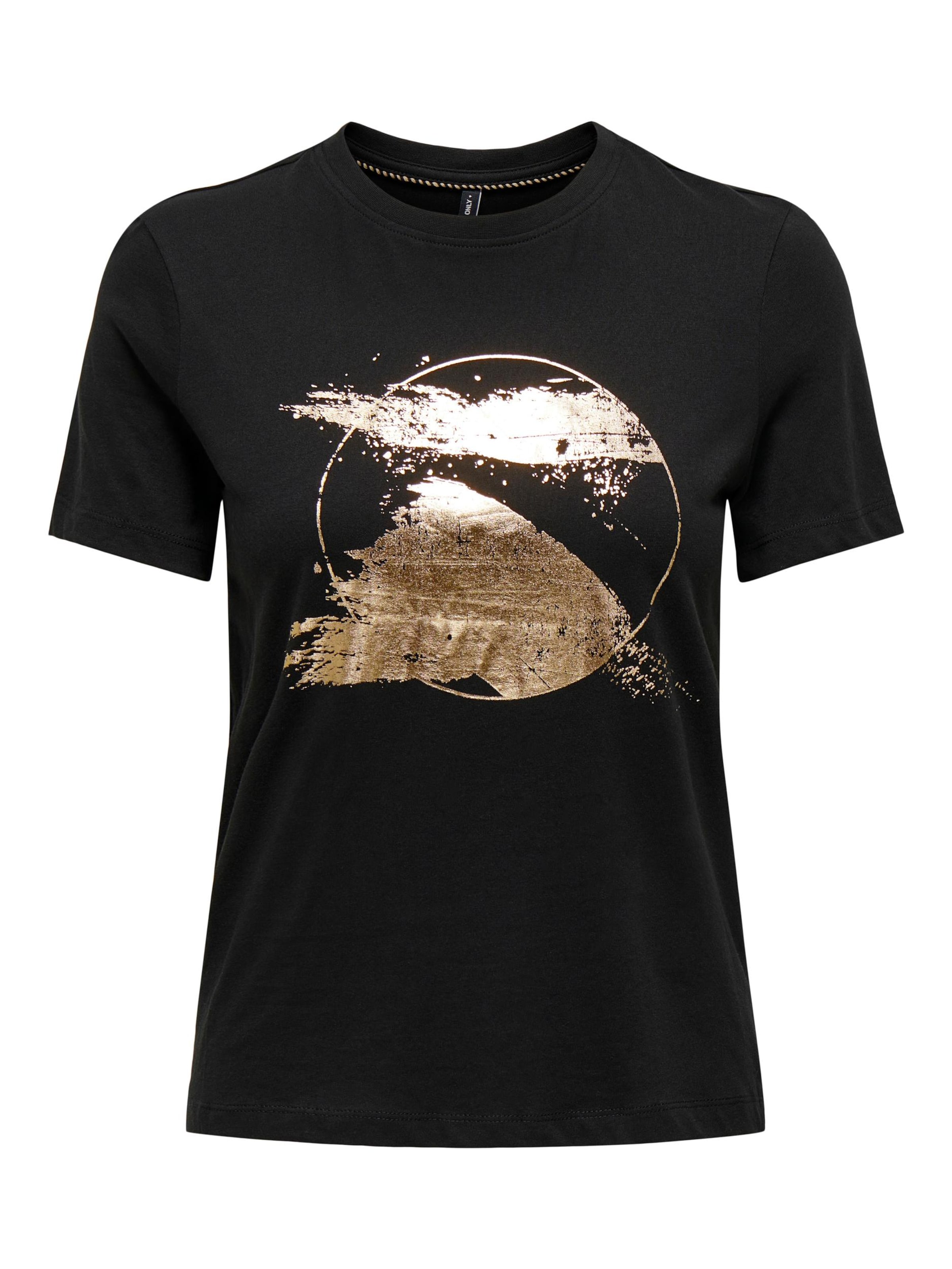 ONLY Majica 'ONLKITA' | črna barva: sprednja stran