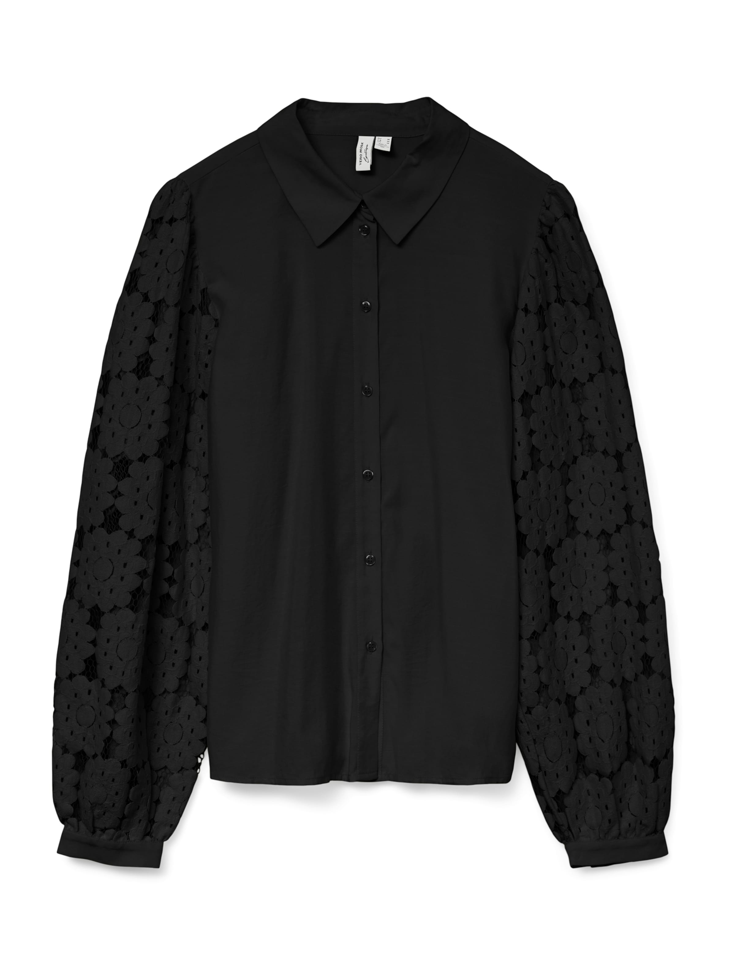 Chemisier 'VMFABENA' VERO MODA en noir : devant