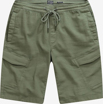 Regular Pantalon cargo STHUGE en vert : devant