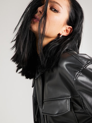 ABOUT YOU x Chiara Biasi Between-Season Jacket 'Dominic' in Black