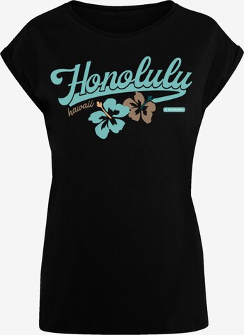 T-shirt 'Honolulu' F4NT4STIC en noir : devant