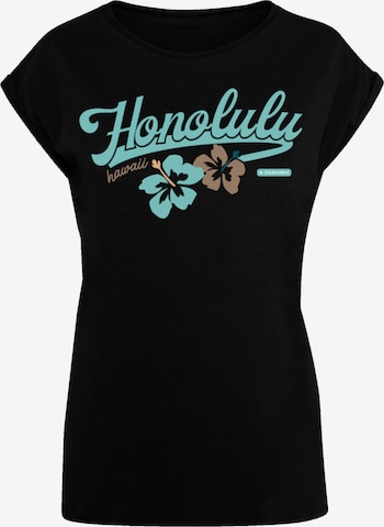 F4NT4STIC Shirt 'Honolulu' in Schwarz: predná strana