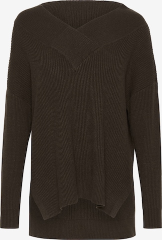 CULTURE Pullover 'Olivia' in Braun: Vorderseite