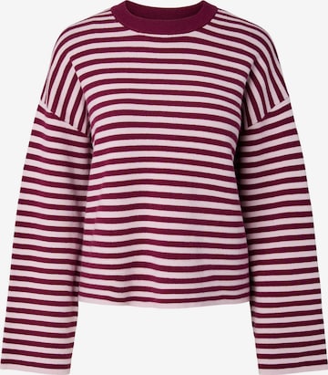 PIECES Pullover 'PCJassy' in Lila: Vorderseite