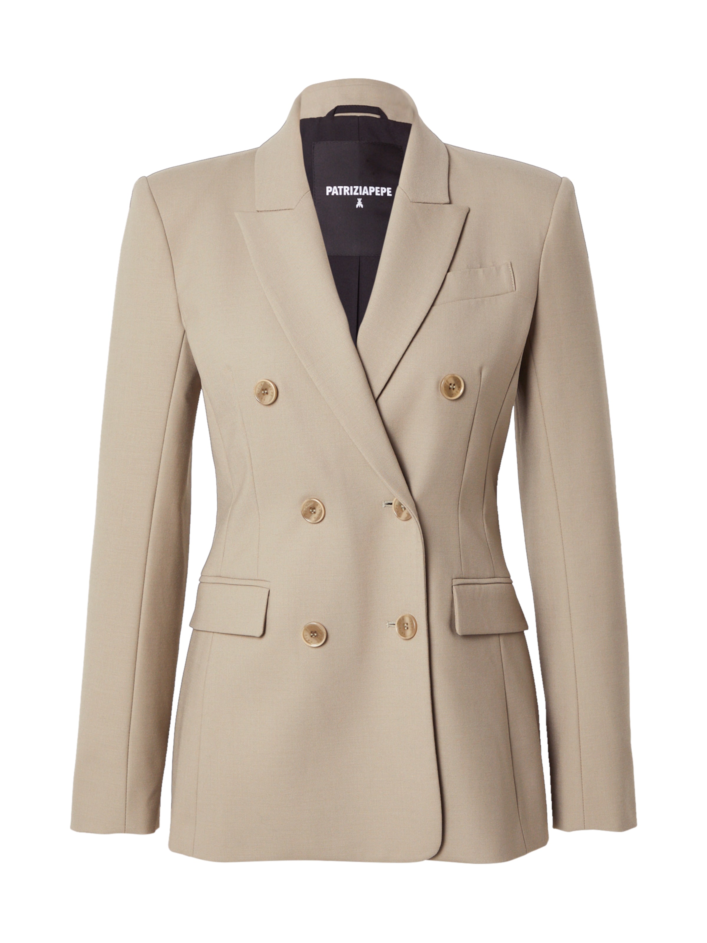 PATRIZIA PEPE Μπλέιζερ σε μπεζ: μπροστά