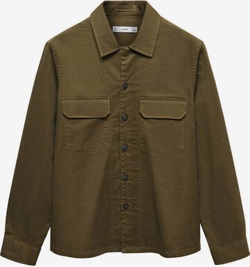 MANGO MAN Regular fit Button Up Shirt 'Agios' in Green: front