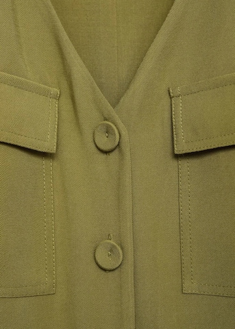 MANGO Jumpsuit 'Safari' in Green