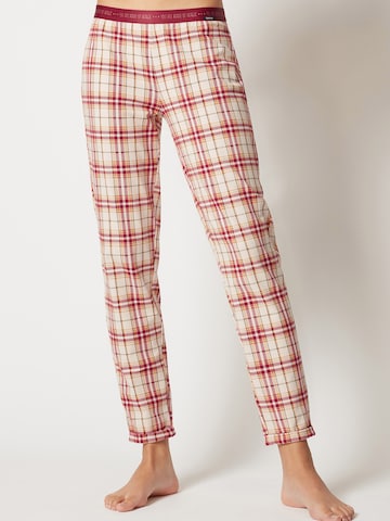 Skiny Pajama Pants in Beige: front