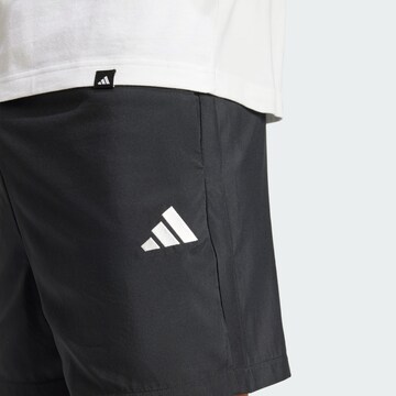 ADIDAS SPORTSWEAR Štandardný strih Športové nohavice 'Essentials' - Čierna