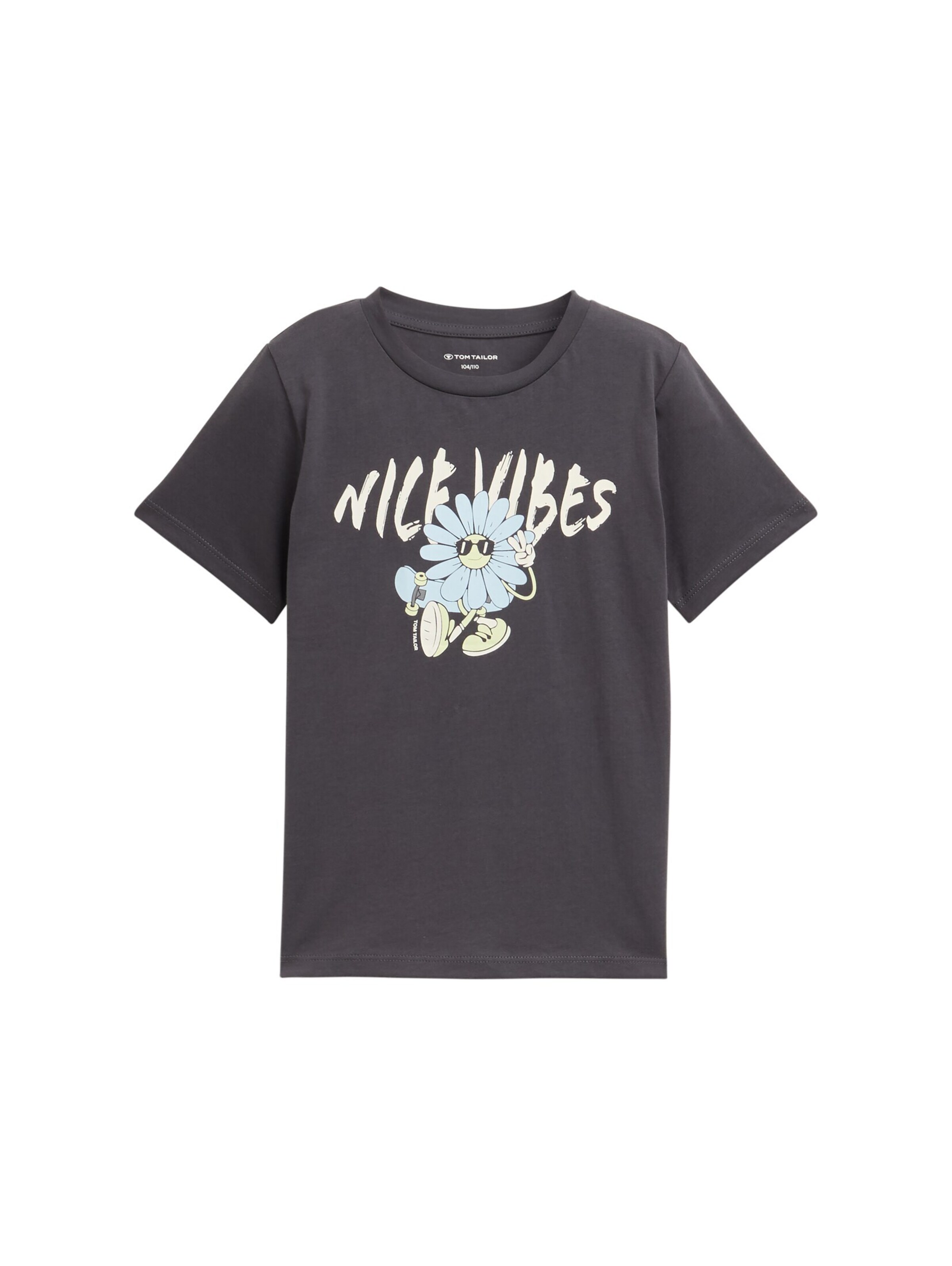 TOM TAILOR Shirt in Grey: front