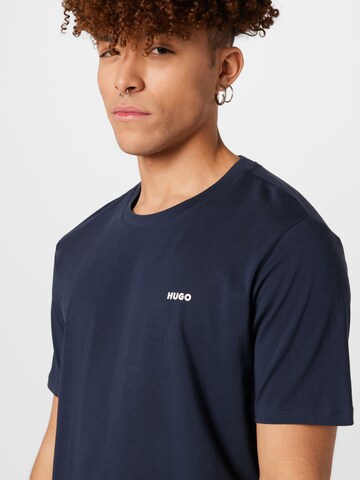 HUGO T-Shirt 'Dero' in Blau