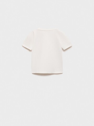 MANGO KIDS Тениска 'LOVER' в бяло