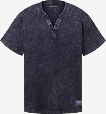 TOM TAILOR Shirt 'Serafino' in Blue: front