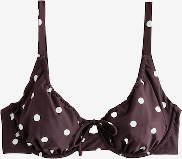 Next T-Shirt Bikinitoppi värissä ruskea: etupuoli