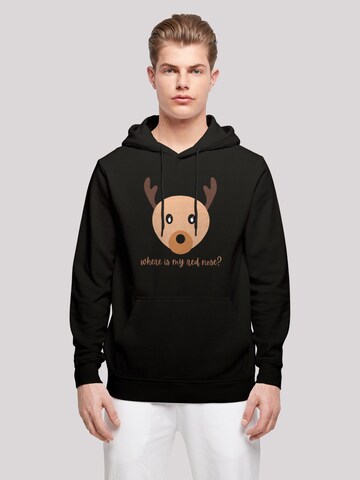 F4NT4STIC Sweatshirt in Zwart: voorkant