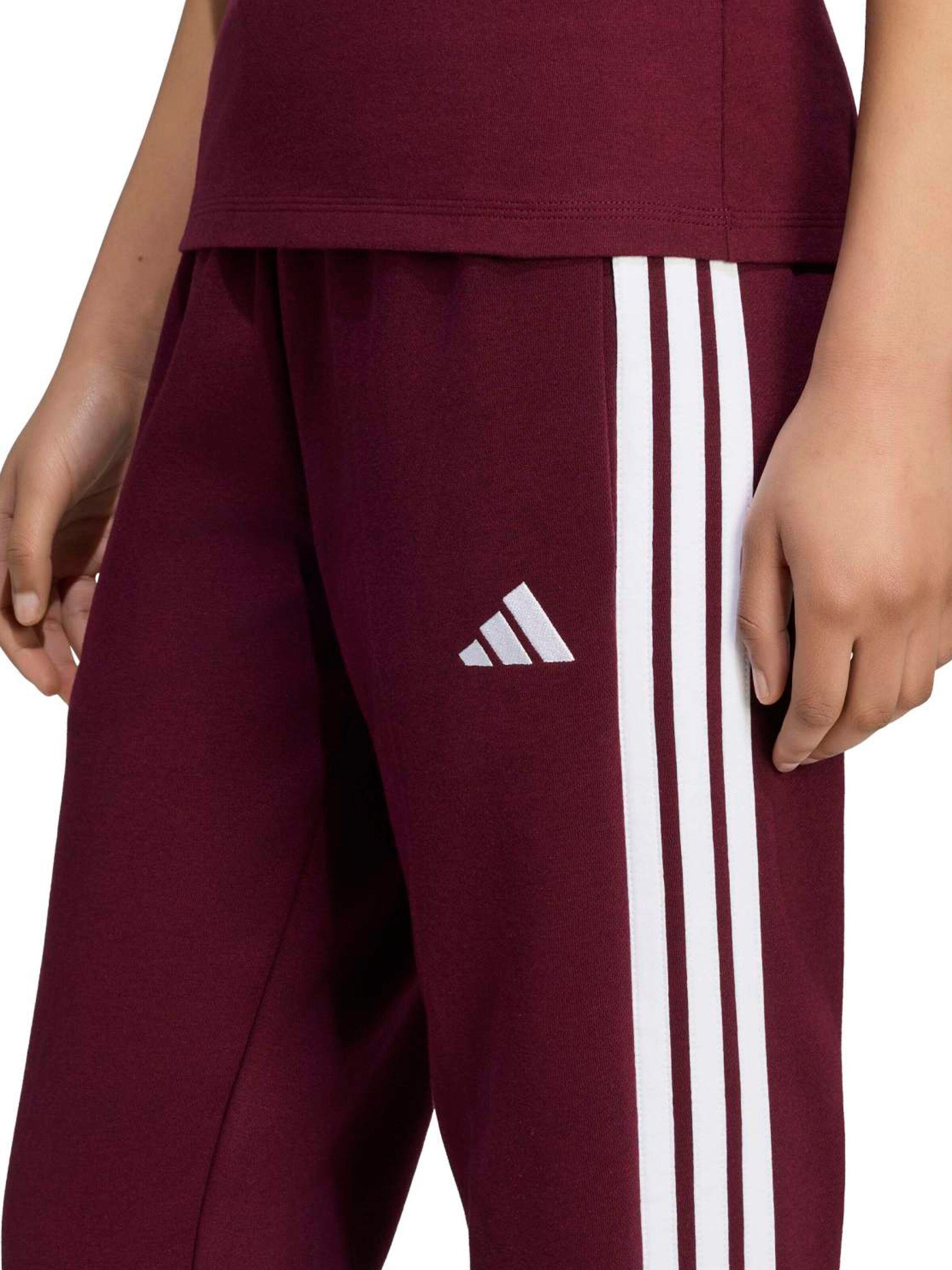 ADIDAS SPORTSWEAR Alt kitsenev Spordipüksid, värv punane