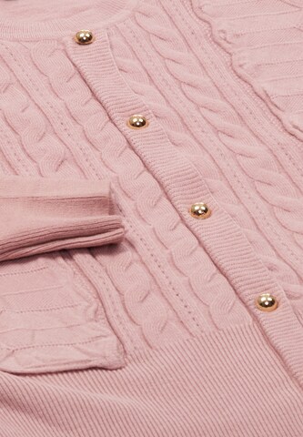 NAEMI Knit Cardigan in Pink