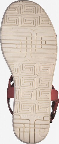 TAMARIS Sandale in Rot