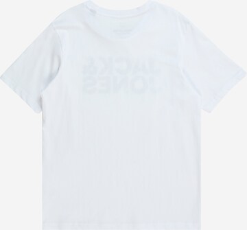 Maglietta 'SPLASH' di Jack & Jones Junior in bianco