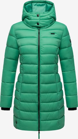 MARIKOO Pitkä talvitakki 'Abendsternchen' värissä vihreä: etupuoli