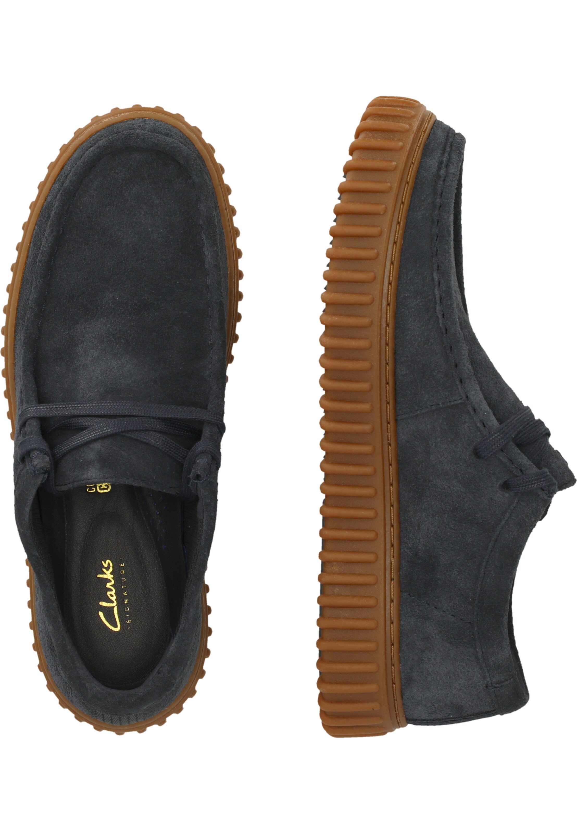 CLARKS Veterschoen 'Torhill Lo' in Blauw