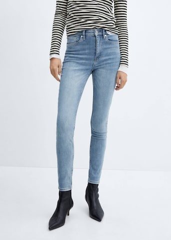 MANGO Skinny Jeansy 'Abby' w kolorze niebieski