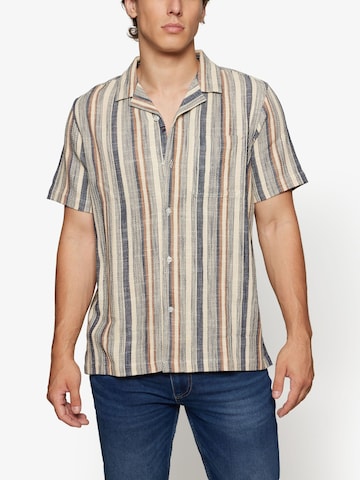 Signal Regular fit Overhemd ' HurtSI ' in Beige: voorkant