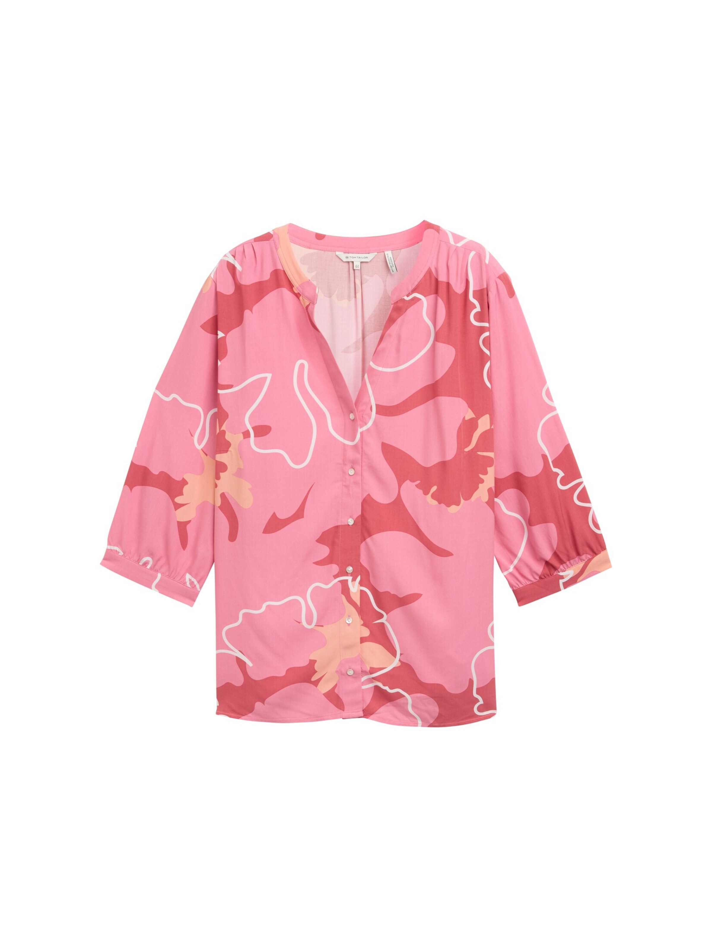 Tom Tailor Women + Blouse in Roze: voorkant
