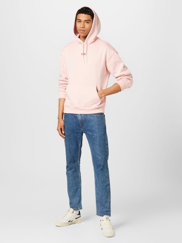 LEVI'S ® Sweatshirt 'Relaxed Baby Tab' in Orange