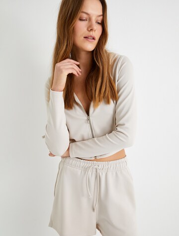 Koton Sweat jacket in Beige