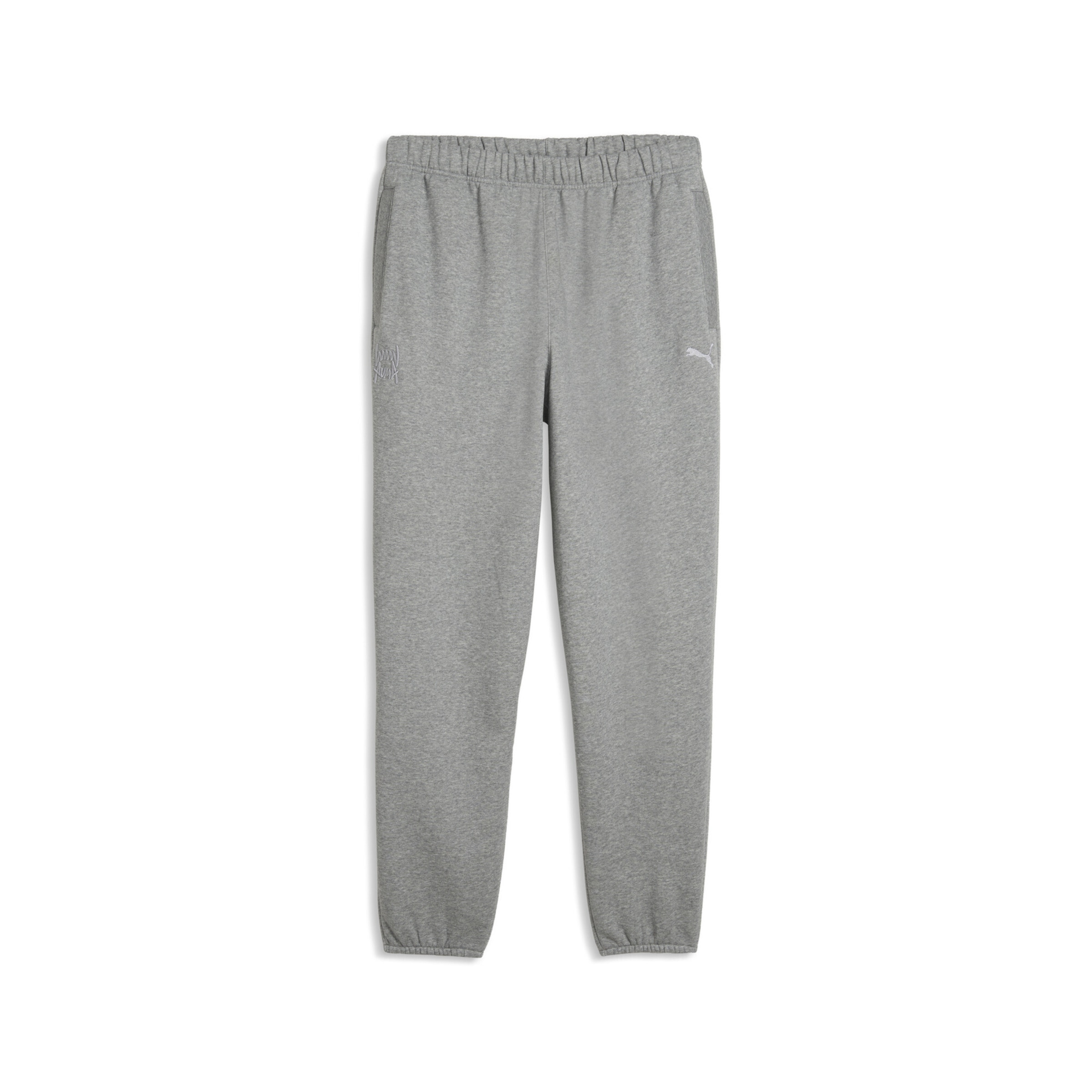 PUMA Sports trousers in Grey: front
