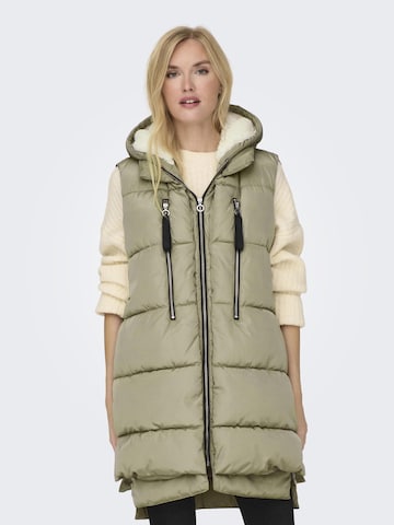 Gilet 'Nora' ONLY en beige : devant