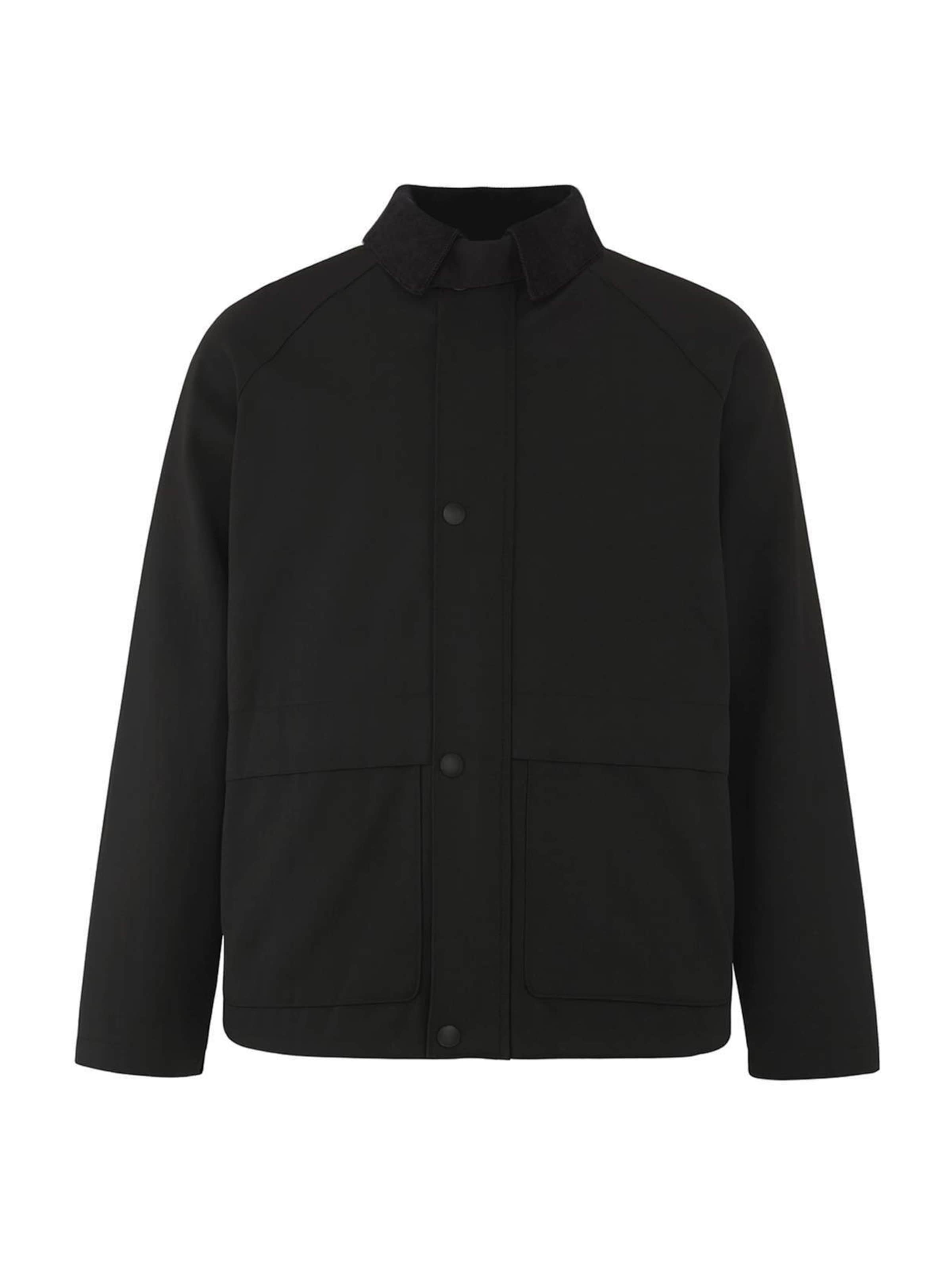 Giacca di mezza stagione di Trendyol in nero: frontale