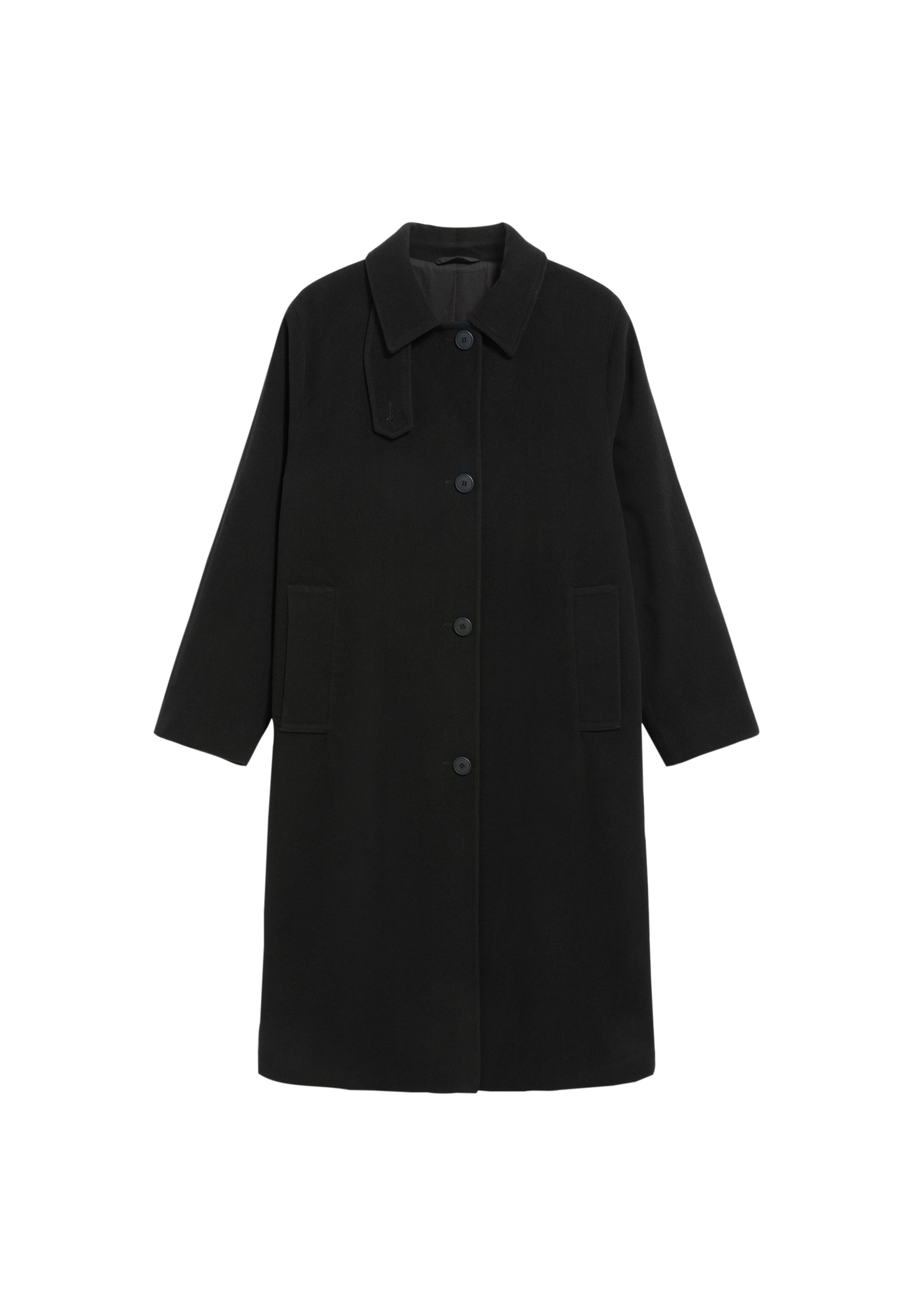 ARMEDANGELS Übergangsmantel in Schwarz: Vorderseite
