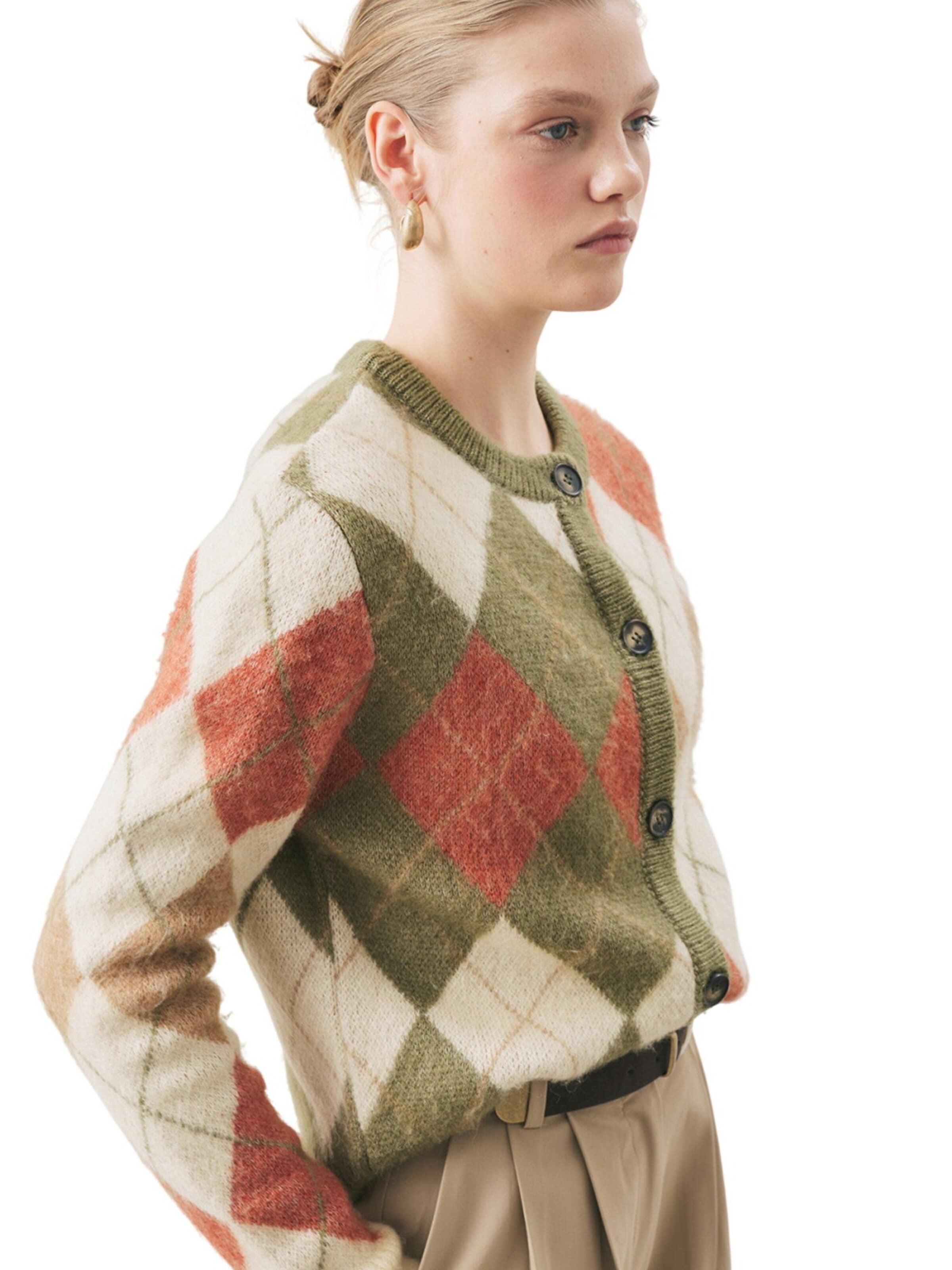MANUKA Knit cardigan in Green