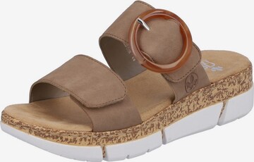 Rieker Pantolette in Beige: predná strana