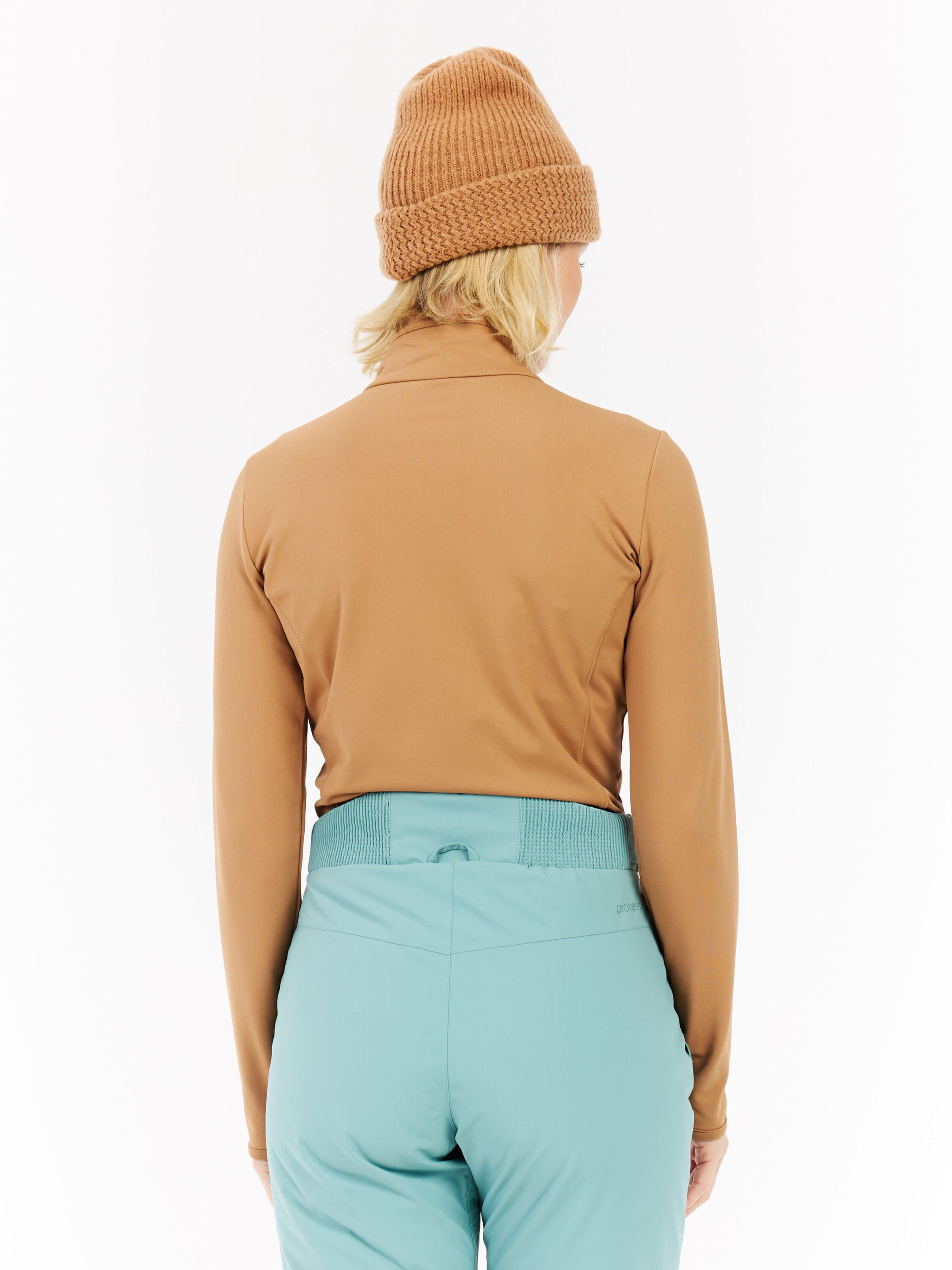 PROTEST Athletic Sweatshirt 'REFABRIZ' in Brown