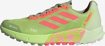 adidas Terrex Running Shoes ' Agravic 2.0 ' in Green: front