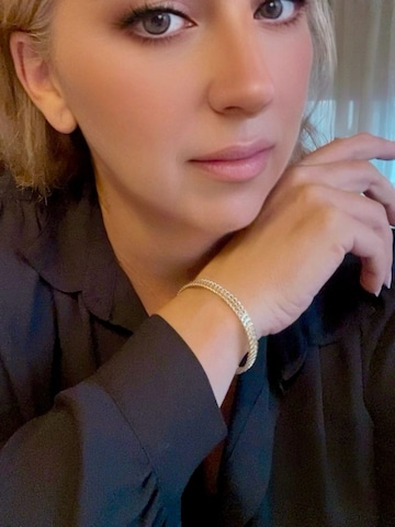 Gloria Mago Bracelet 'Tides' in Gold: front
