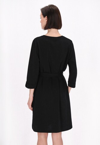 usha BLACK LABEL Jurk 'Classic Look' in Zwart