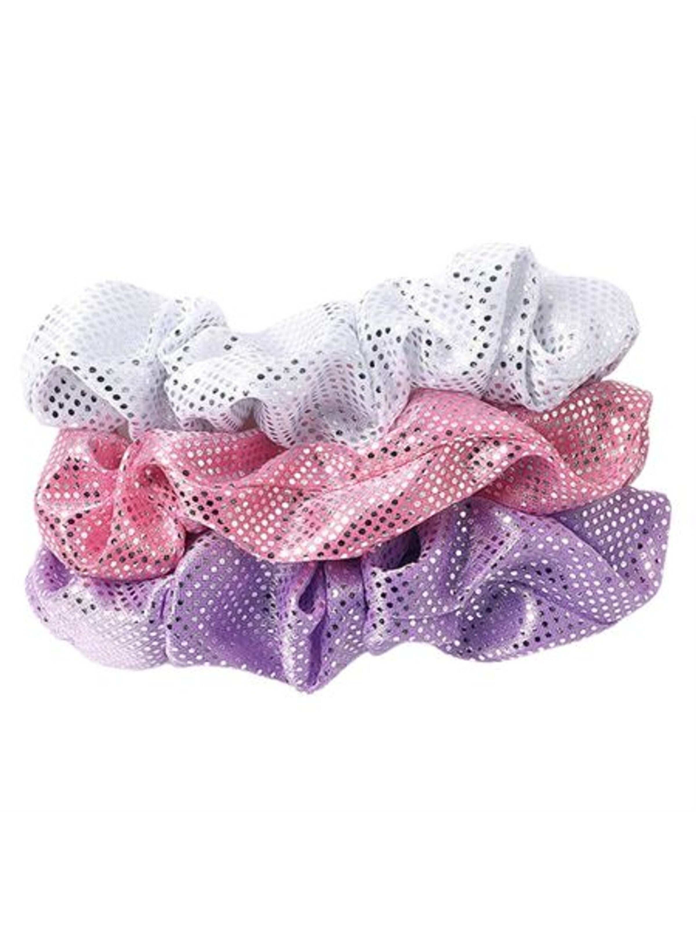 Ornamento per i capelli 'SOHO Nia Scrunchies - Sparkle' di soho Hair accesoires in nero: frontale