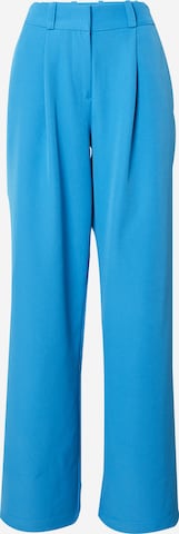SOMETHINGNEW Široke hlačnice Hlače z naborki | modra barva: sprednja stran
